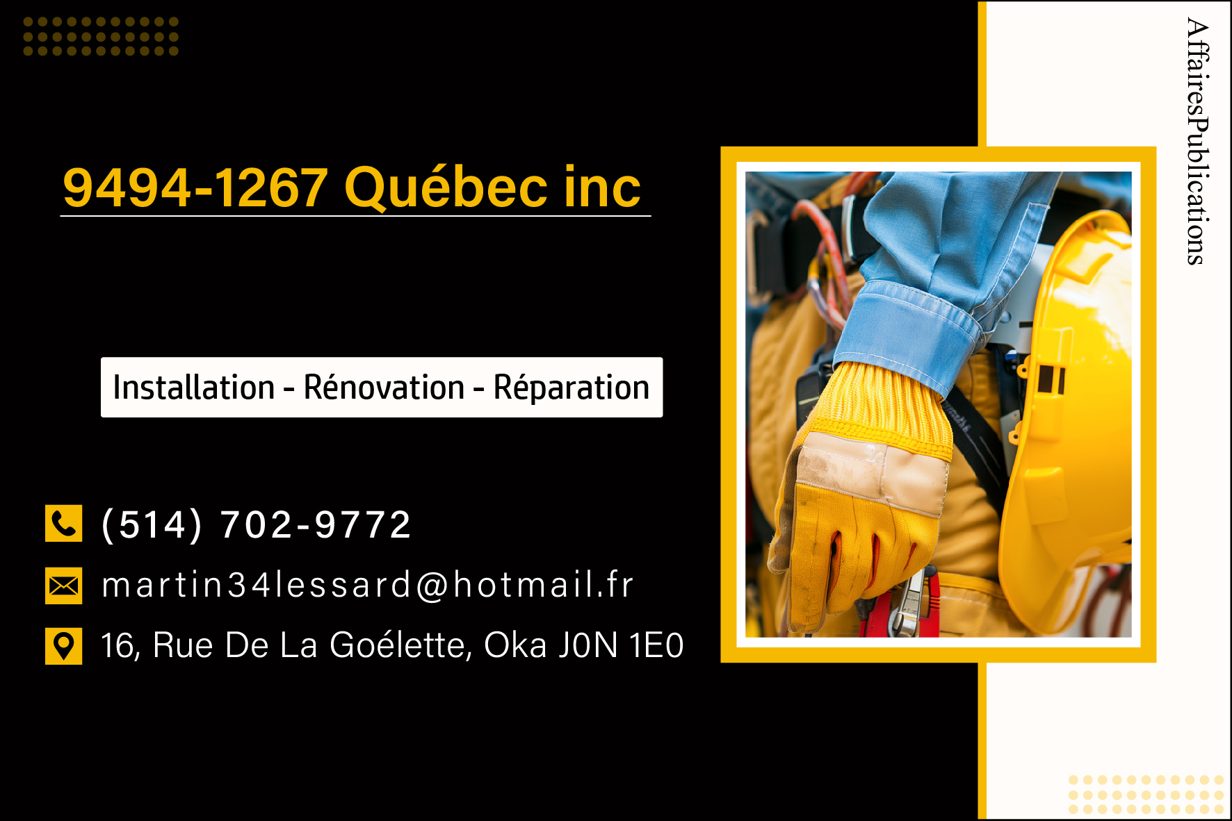 9494-1267 QUÉBEC INC