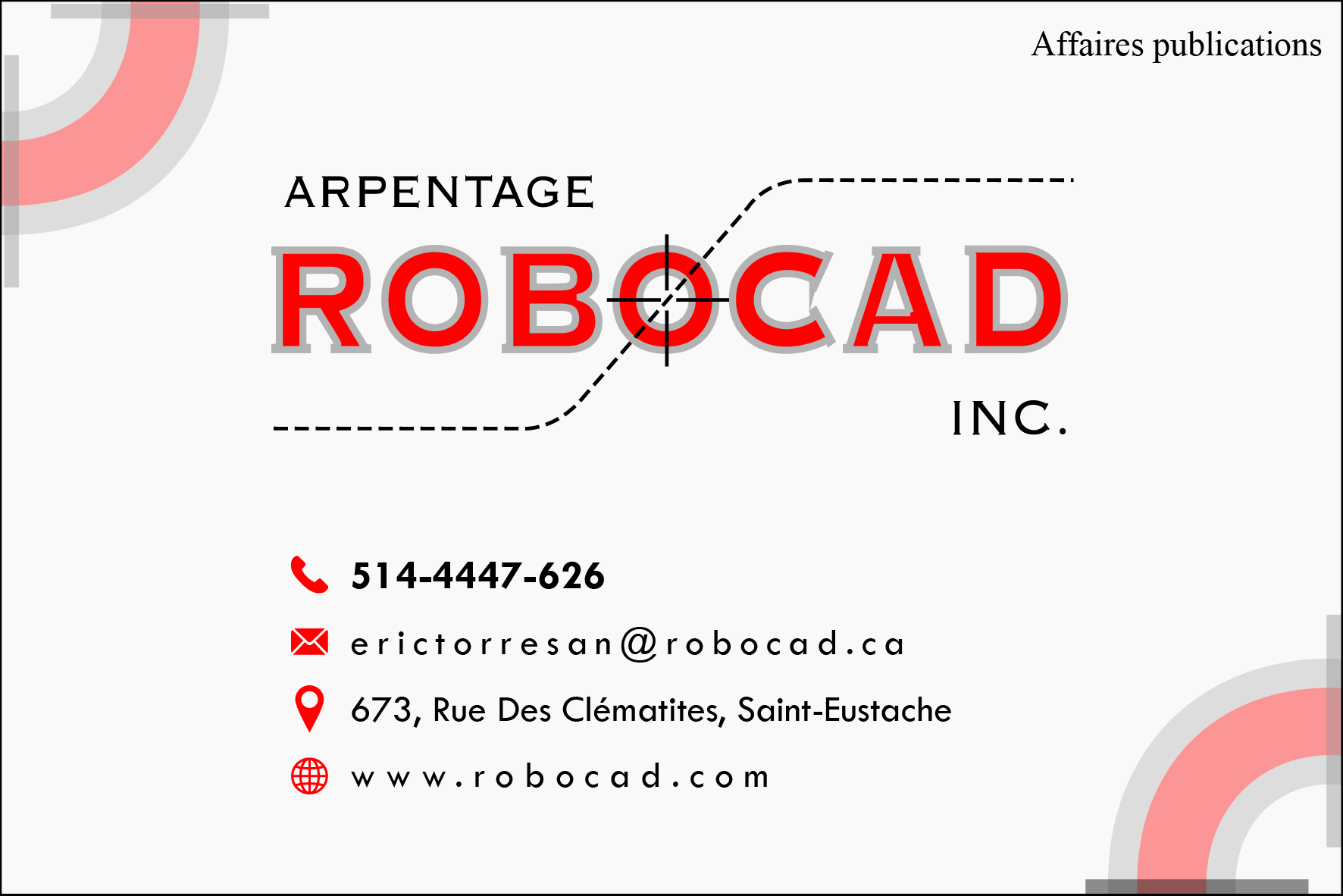 ARPENTAGE ROBOCAD INC