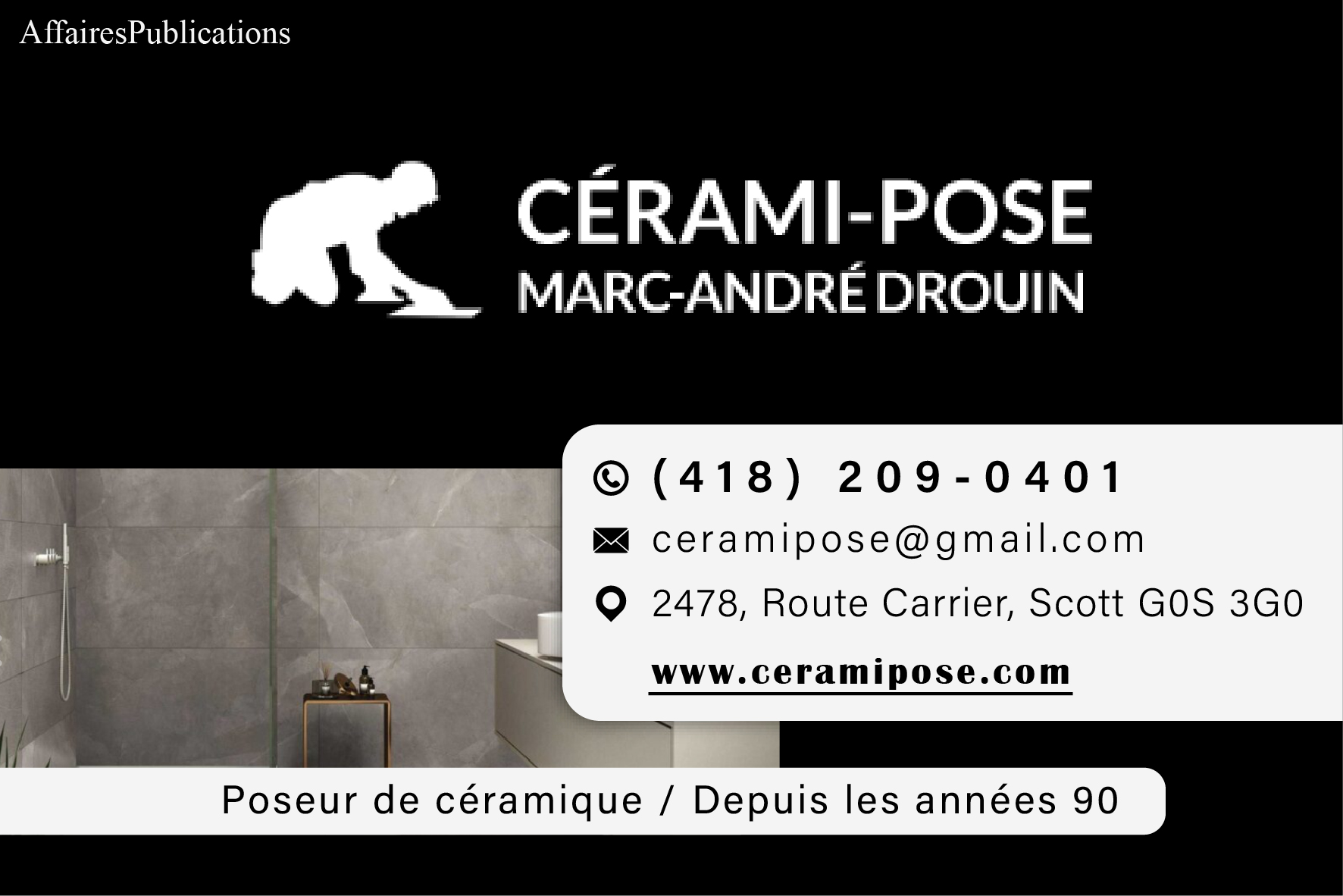 CÉRAMI-POSE M.A. DROUIN INC