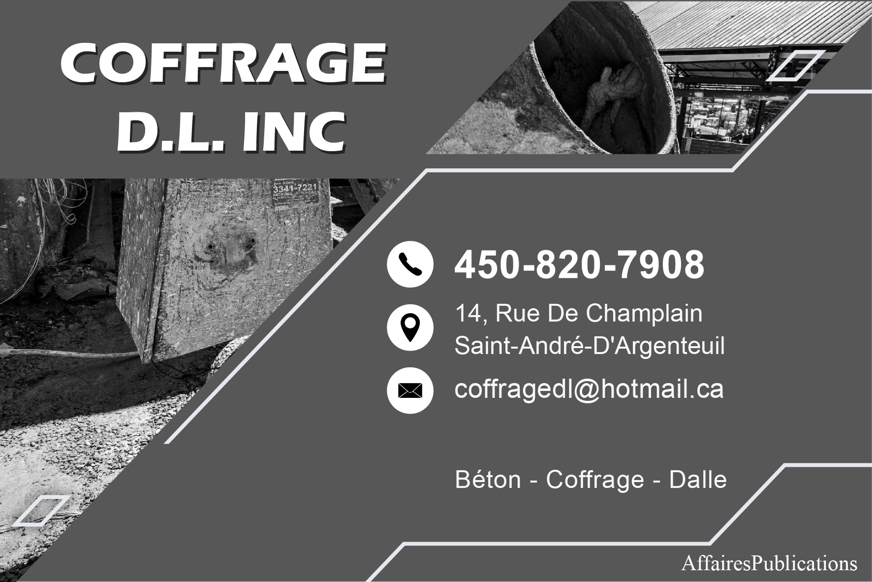 COFFRAGE D.L. INC
