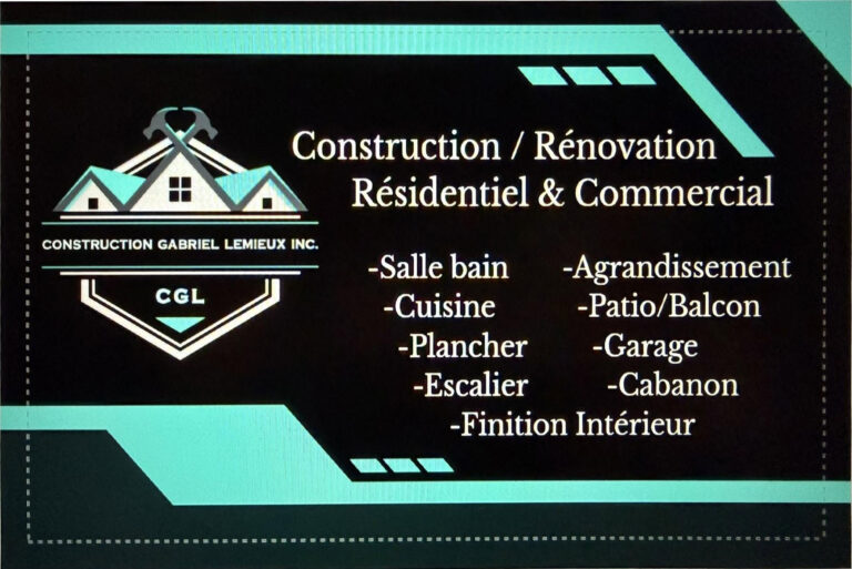 CONSTRUCTION GABRIEL LEMIEUX INC