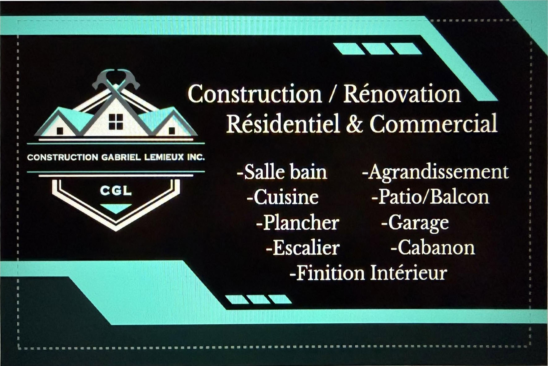 CONSTRUCTION GABRIEL LEMIEUX INC