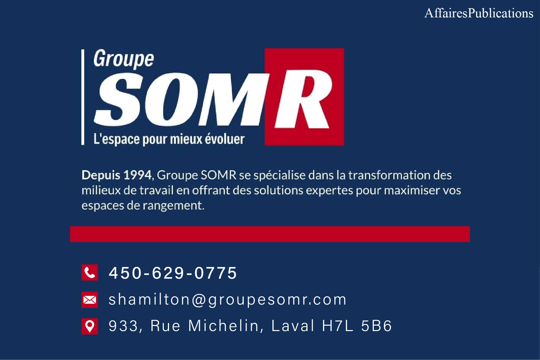 GROUPE SOMR INC