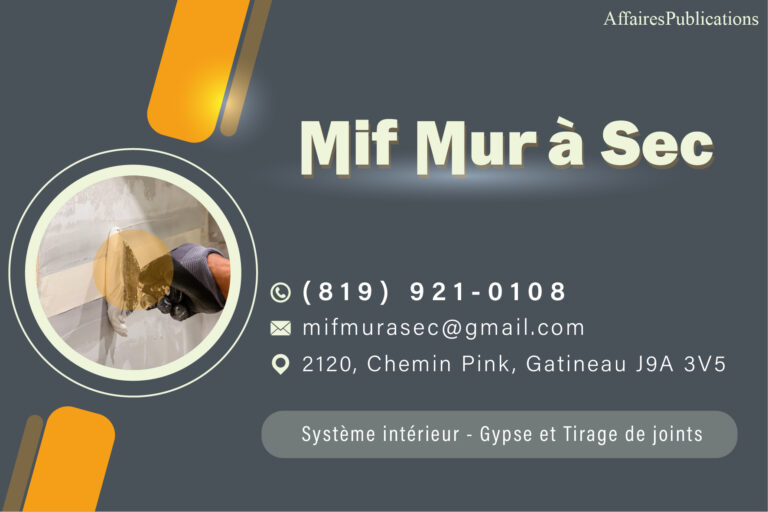 MIF MUR À SEC INC